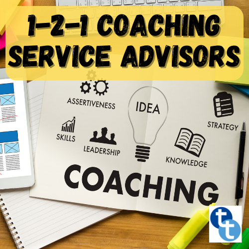 One to one coaching for service advisors