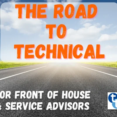 Road to Technical Service Advisor