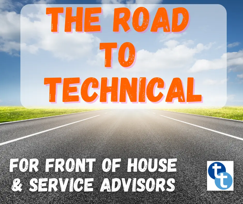 Road to Technical Service Advisor