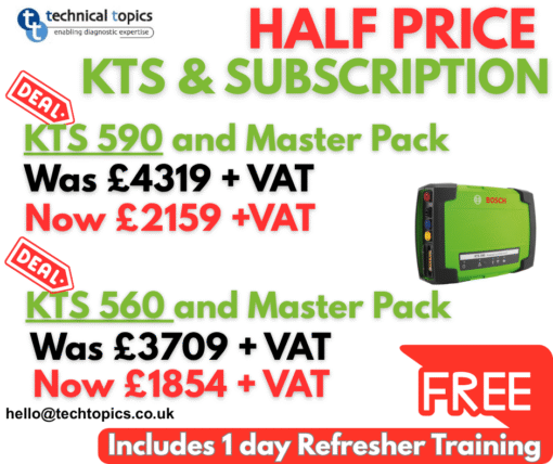 Bosch KTS Subscription Offer