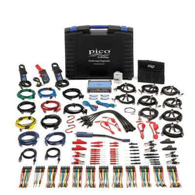 PicoScope 4823 8-channel professional automotive oscilloscope diagnostic kit with full test lead set and carry case
